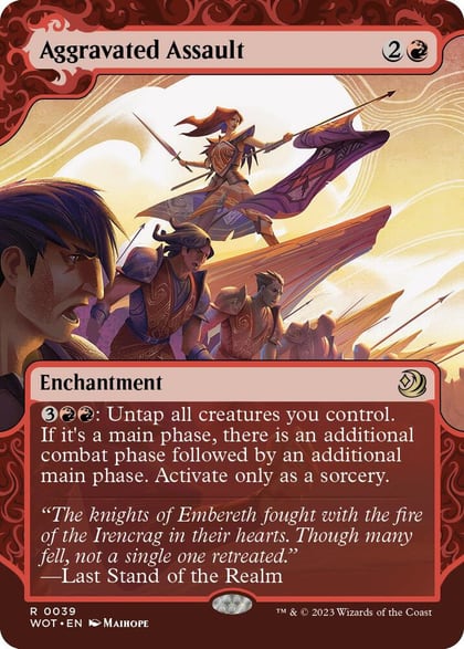 Aggravated Assault, Wilds of Eldraine: Enchanting Tales 39