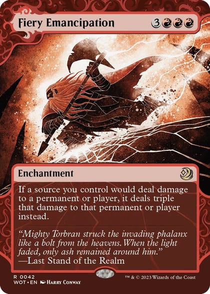 Fiery Emancipation, Wilds of Eldraine: Enchanting Tales 42