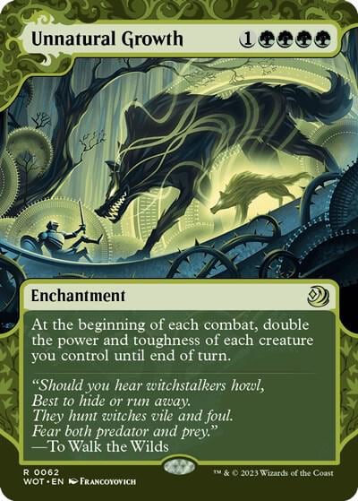 Unnatural Growth, Wilds of Eldraine: Enchanting Tales 62