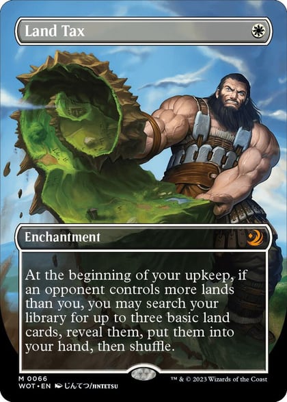Land Tax (Anime Borderless), Wilds of Eldraine: Enchanting Tales 66