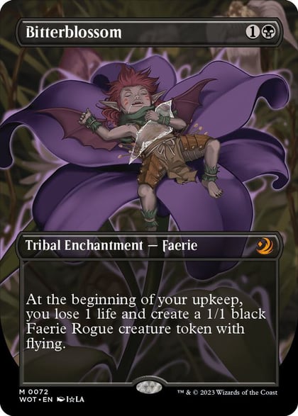 Bitterblossom (Anime Borderless), Wilds of Eldraine: Enchanting Tales 72