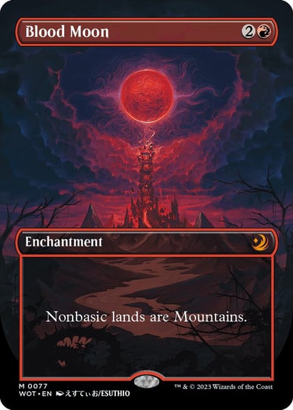 Blood Moon (Anime Borderless), Wilds of Eldraine: Enchanting Tales 77