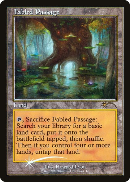Fabled Passage (Retro Frame), WPN & Gateway Promos 1