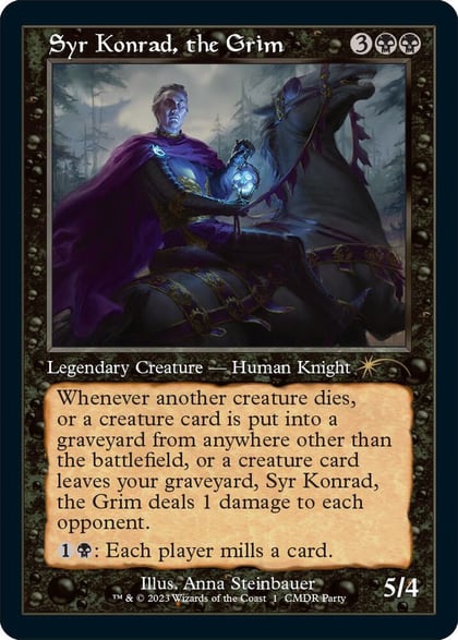 Syr Konrad, the Grim (Retro Frame), WPN & Gateway Promos 1