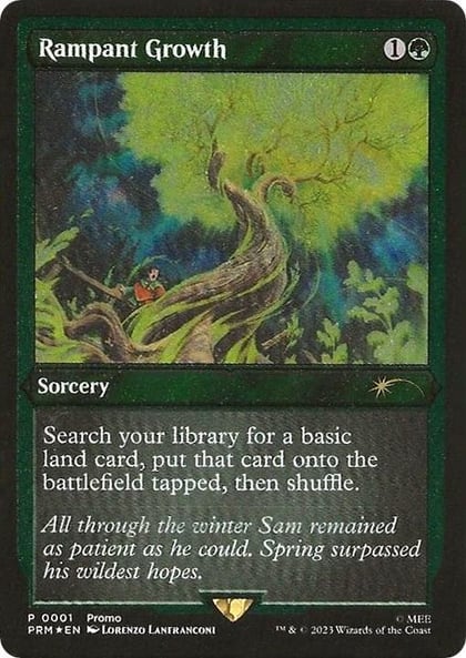 Rampant Growth (Foil Etched), WPN & Gateway Promos 1