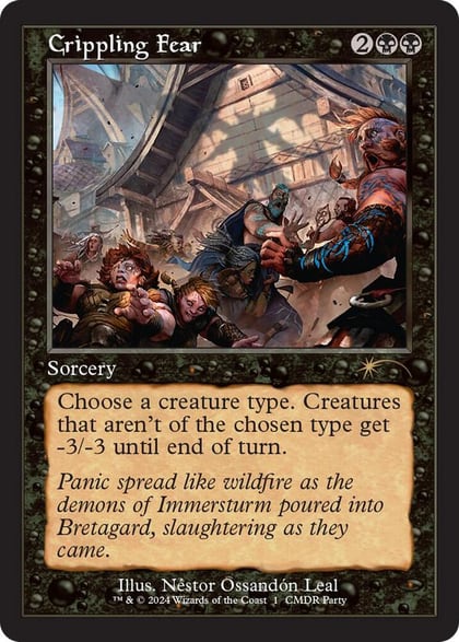 Crippling Fear (Retro Frame), WPN & Gateway Promos 1