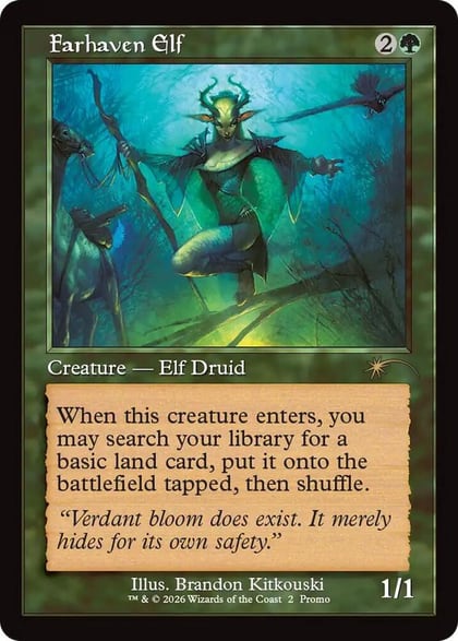 Farhaven Elf (Retro Frame), WPN & Gateway Promos 2