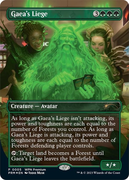Gaea's Liege (Borderless), WPN & Gateway Promos 5