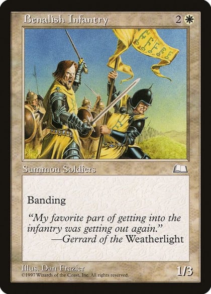 Benalish Infantry, Weatherlight #5987
