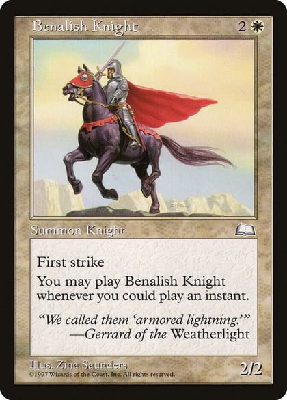 Benalish Knight, Weatherlight #5988