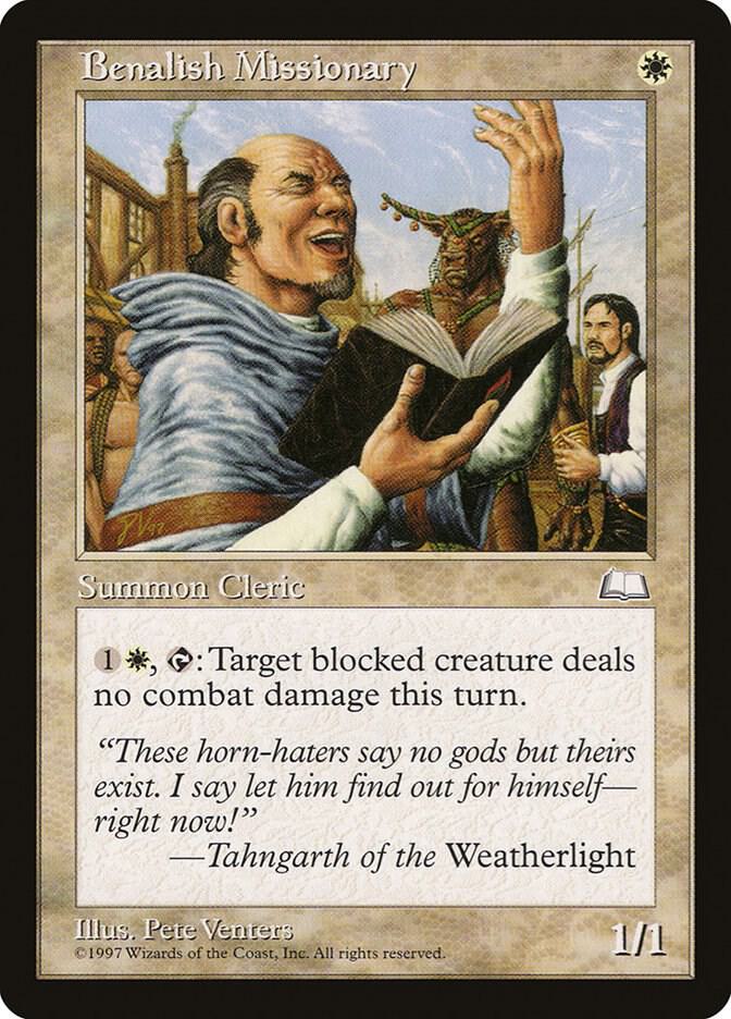 Benalish Missionary, Weatherlight #5989