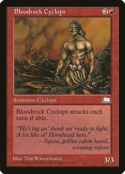 Bloodrock Cyclops, Weatherlight #5991