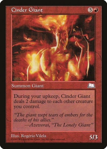 Cinder Giant, Weatherlight #6003