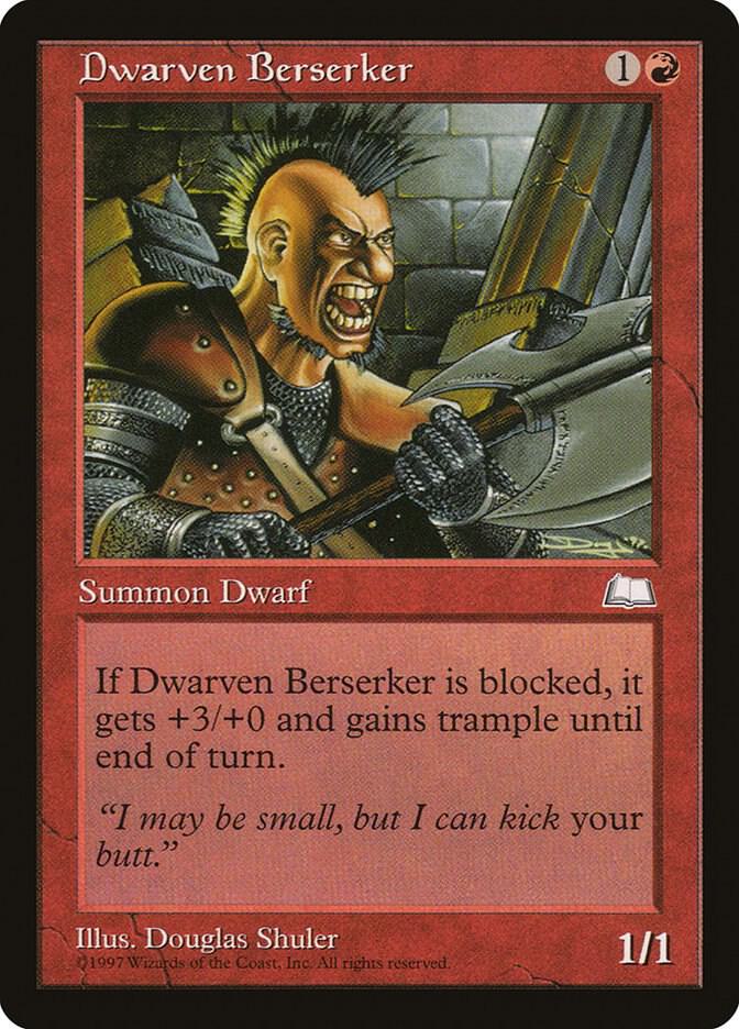 Dwarven Berserker, Weatherlight #6017