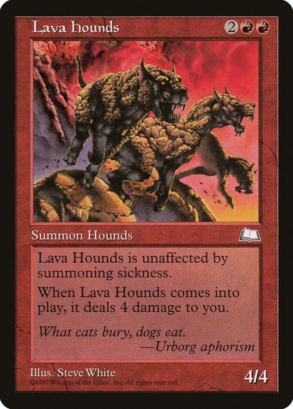 Lava Hounds, Weatherlight #6054