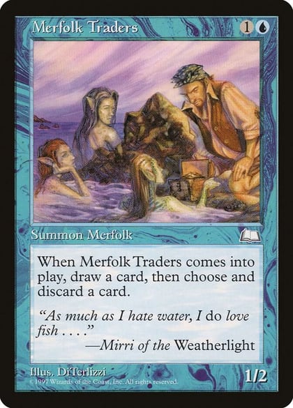 Merfolk Traders, Weatherlight #6066