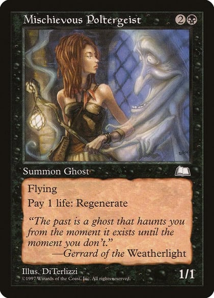 Mischievous Poltergeist, Weatherlight #6068