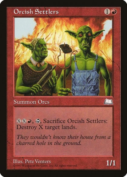 Orcish Settlers, Weatherlight #6079