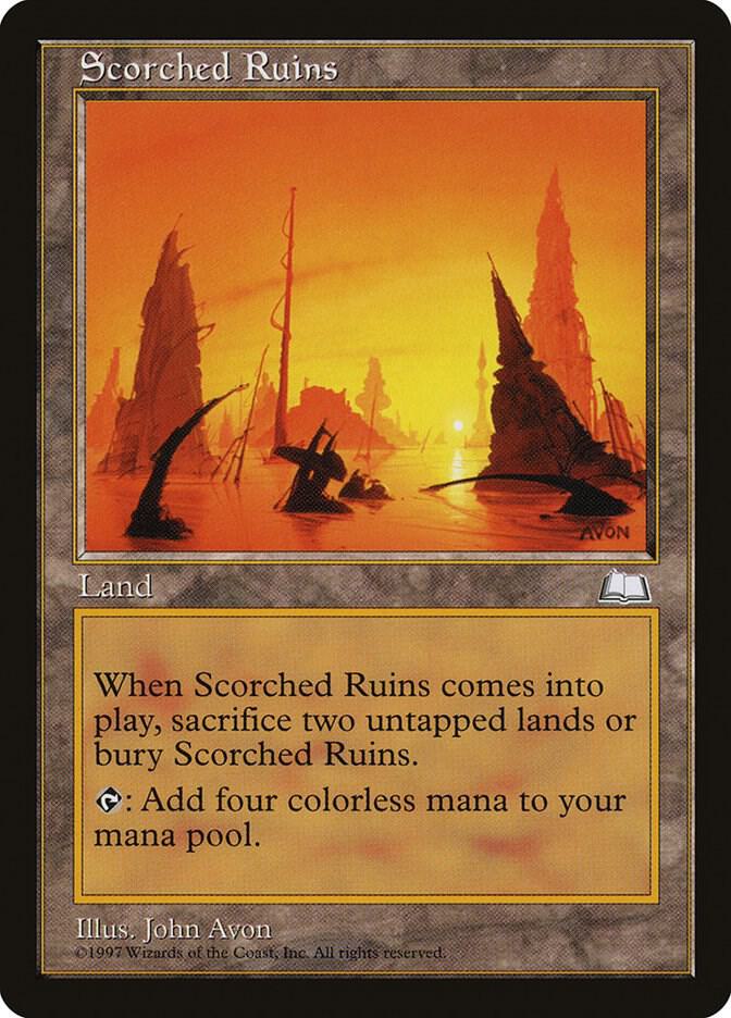 Scorched Ruins, Weatherlight #6095