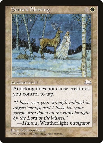 Serra's Blessing, Weatherlight #6098