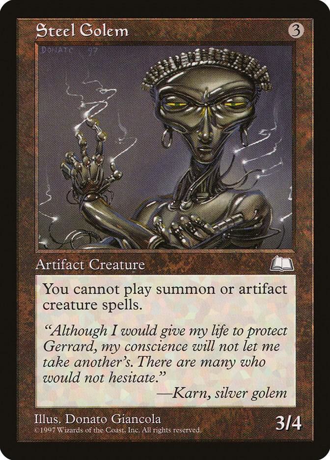 Steel Golem, Weatherlight #6104