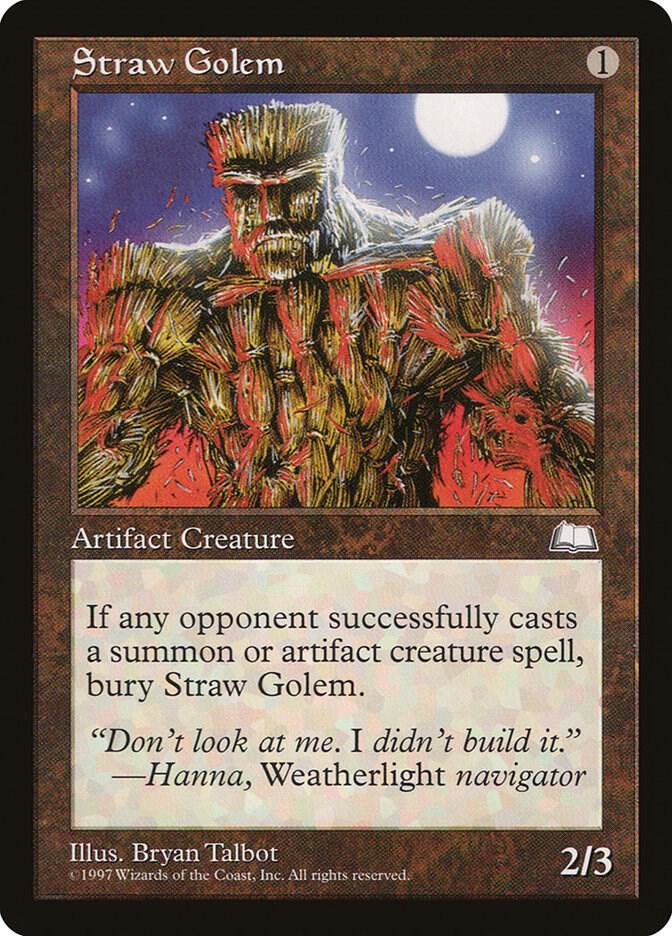 Straw Golem, Weatherlight #6106