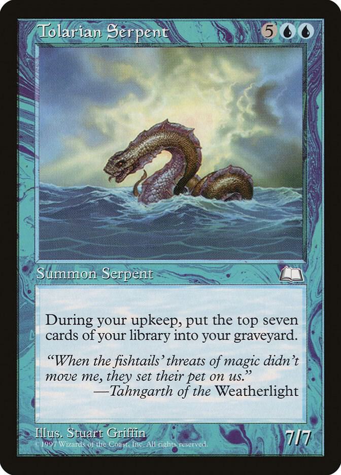 Tolarian Serpent, Weatherlight #6119