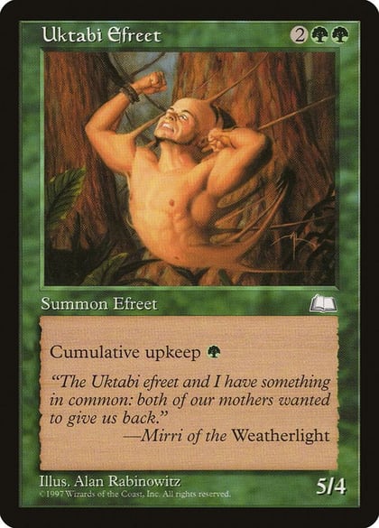 Uktabi Efreet, Weatherlight #6122