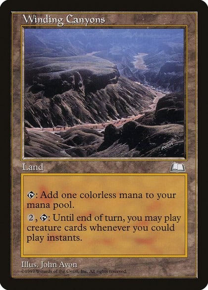 Winding Canyons, Weatherlight #6131
