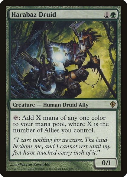 Harabaz Druid, Worldwake 105