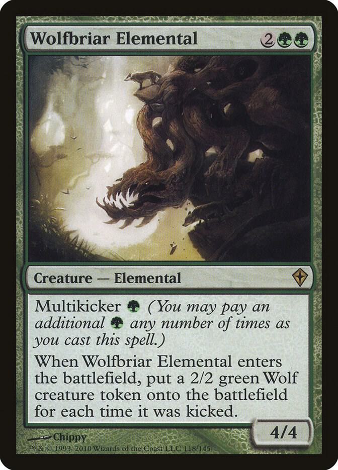 Wolfbriar Elemental, Worldwake 118