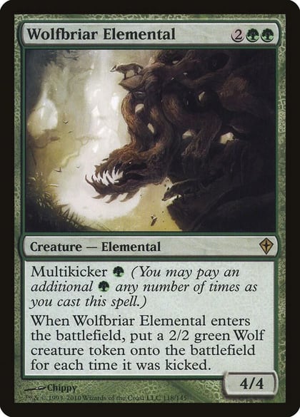Wolfbriar Elemental, Worldwake 118