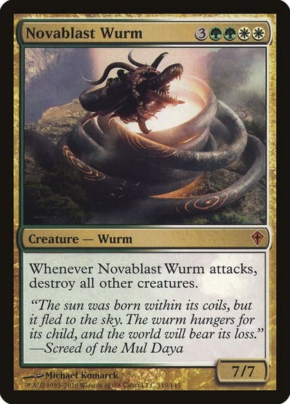 Novablast Wurm, Worldwake 119