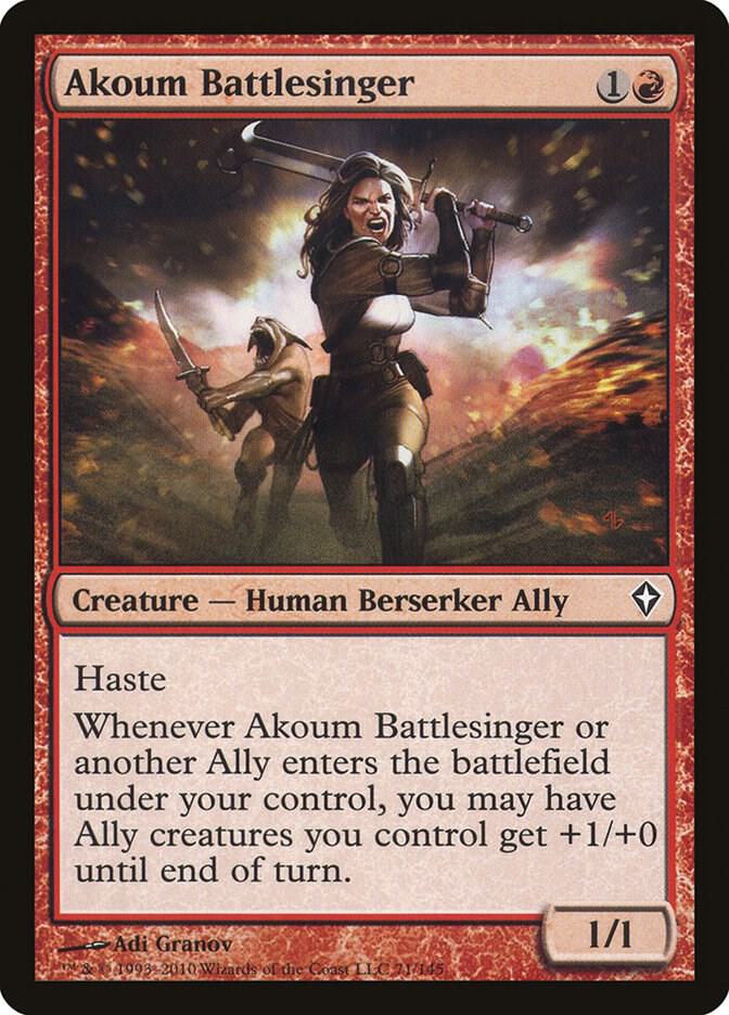 Akoum Battlesinger, Worldwake 71