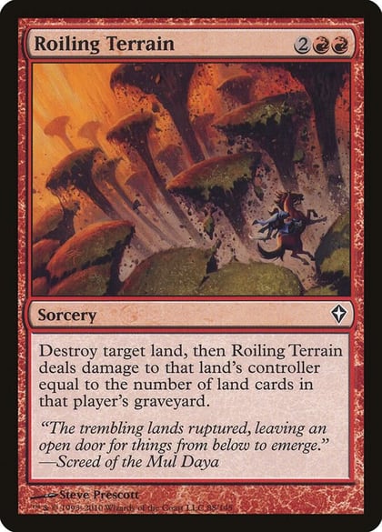 Roiling Terrain, Worldwake 88