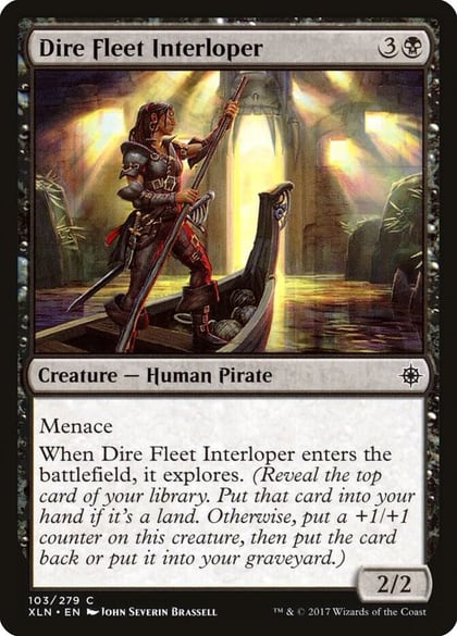 Dire Fleet Interloper, Ixalan 103