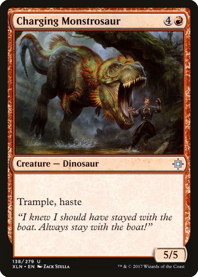 Charging Monstrosaur, Ixalan 138