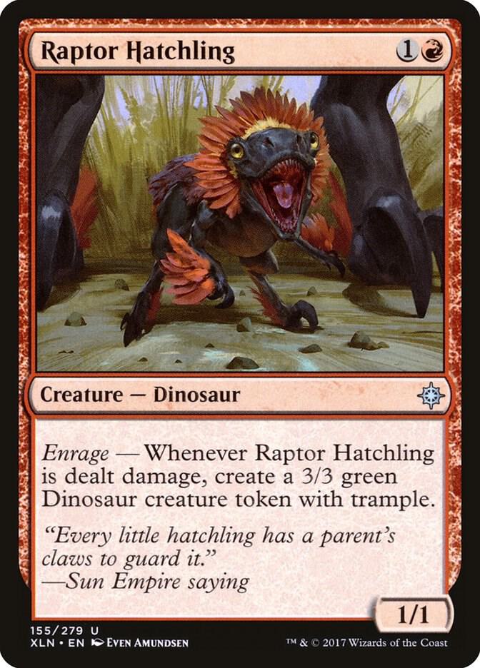 Raptor Hatchling, Ixalan 155