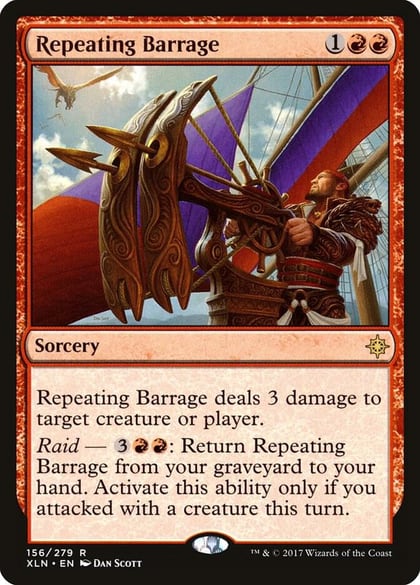 Repeating Barrage, Ixalan 156