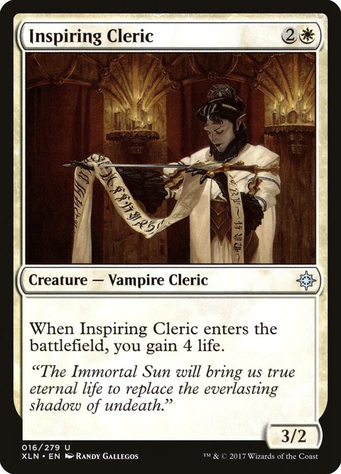 Inspiring Cleric, Ixalan 16