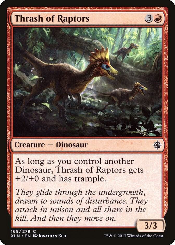 Thrash of Raptors, Ixalan 168