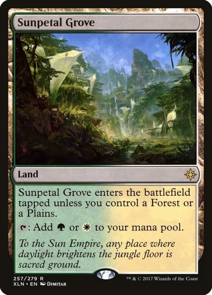 Sunpetal Grove, Ixalan 257