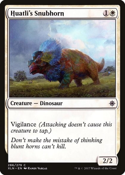 Huatli's Snubhorn, Ixalan 286