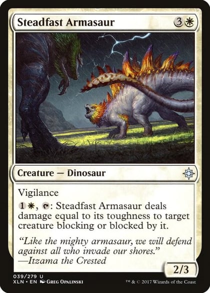 Steadfast Armasaur, Ixalan 39