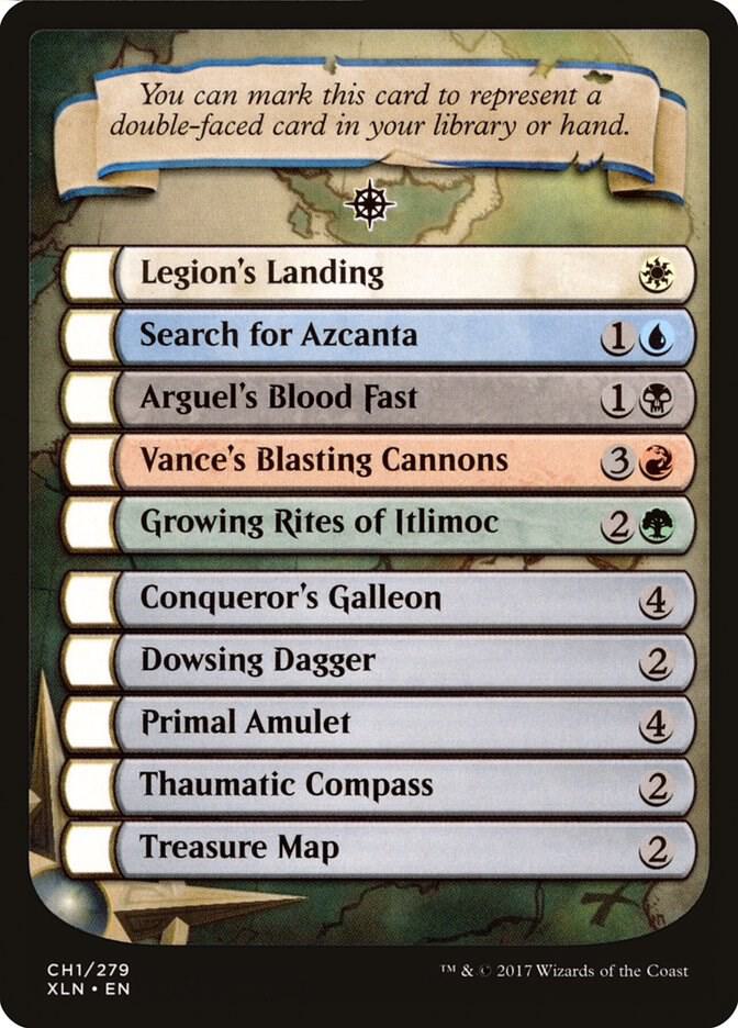 Checklist Card - Ixalan, Ixalan CH1