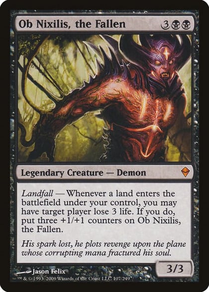 Ob Nixilis, the Fallen, Zendikar 107
