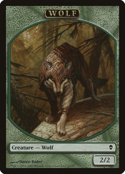 Wolf Token, Zendikar 11