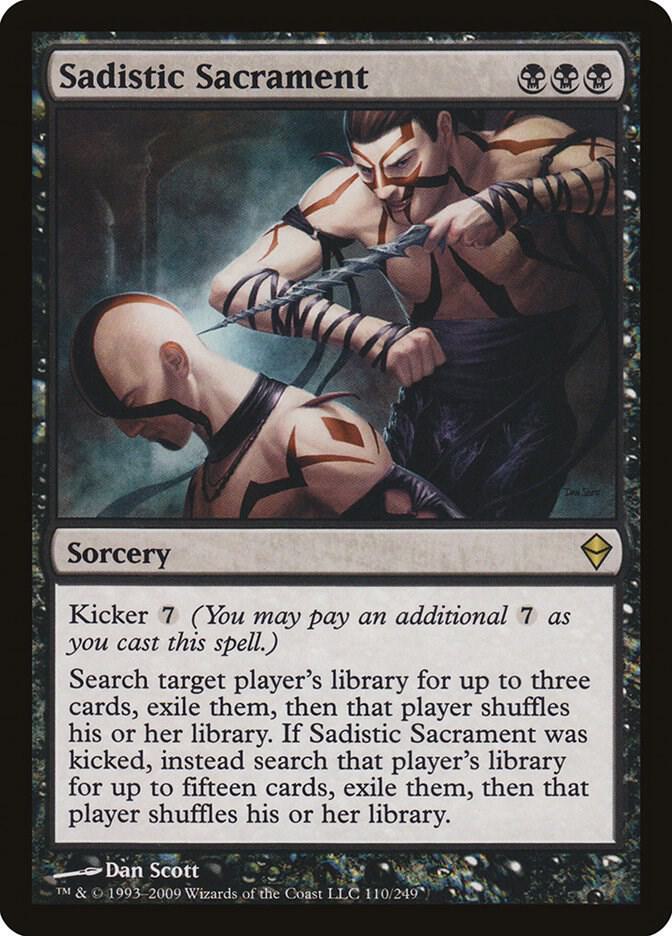 Sadistic Sacrament, Zendikar 110