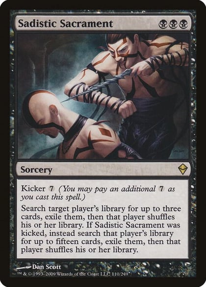 Sadistic Sacrament, Zendikar 110