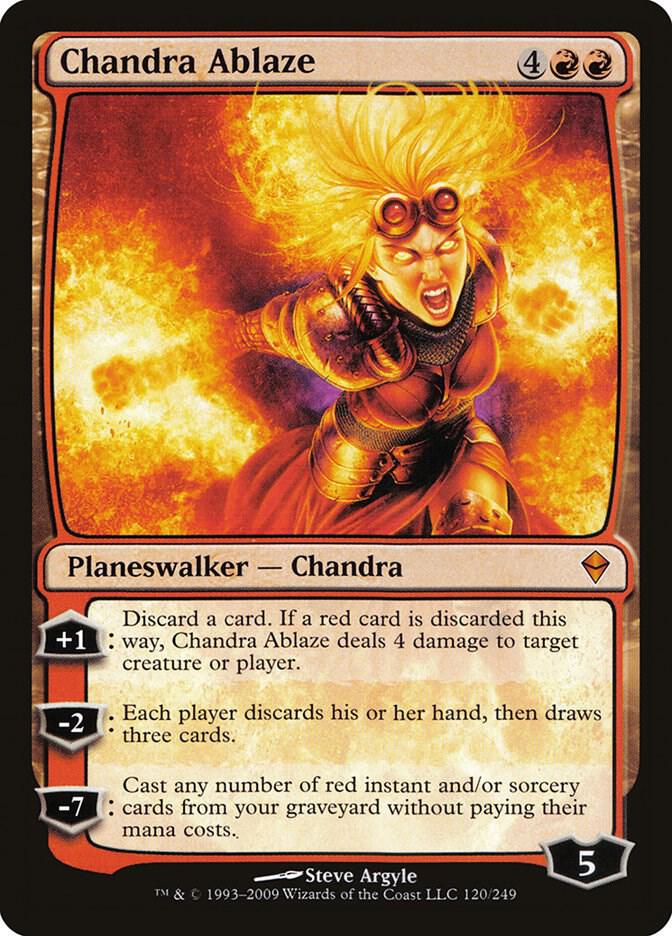 Chandra Ablaze, Zendikar 120